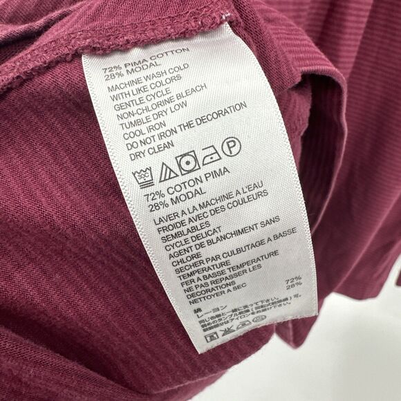 Tommy Bahama Sweater Mens Large 1/4 Zip Pullover Burgundy Striped Classic Knit - Picture 8 of 8